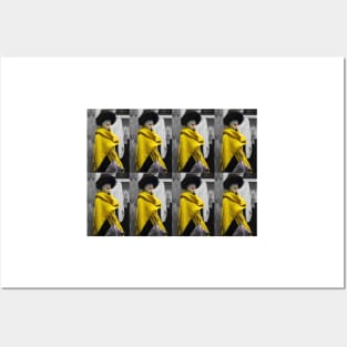 Mannequin in Yellow - Collage Posters and Art